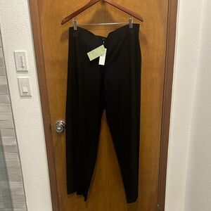 Eileen Fisher Women's Classic Black Wide Leg Pants